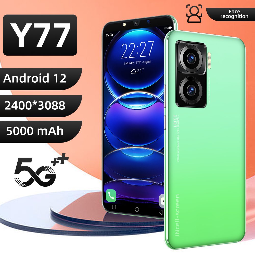 3g y 4g smartphone baby Y77 accessories 2023 mobil phone 5g
